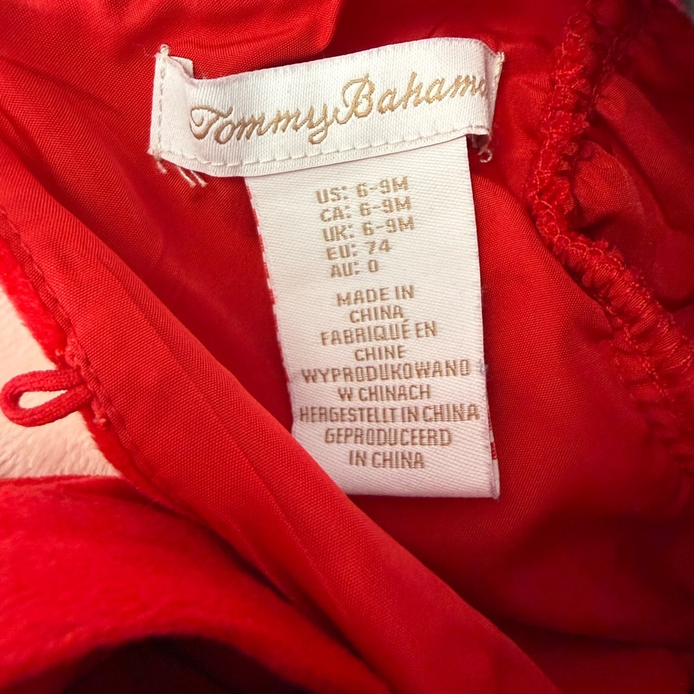 Tommy Bahama Red Plaid Dress and Shoes - Picture 4 of 4